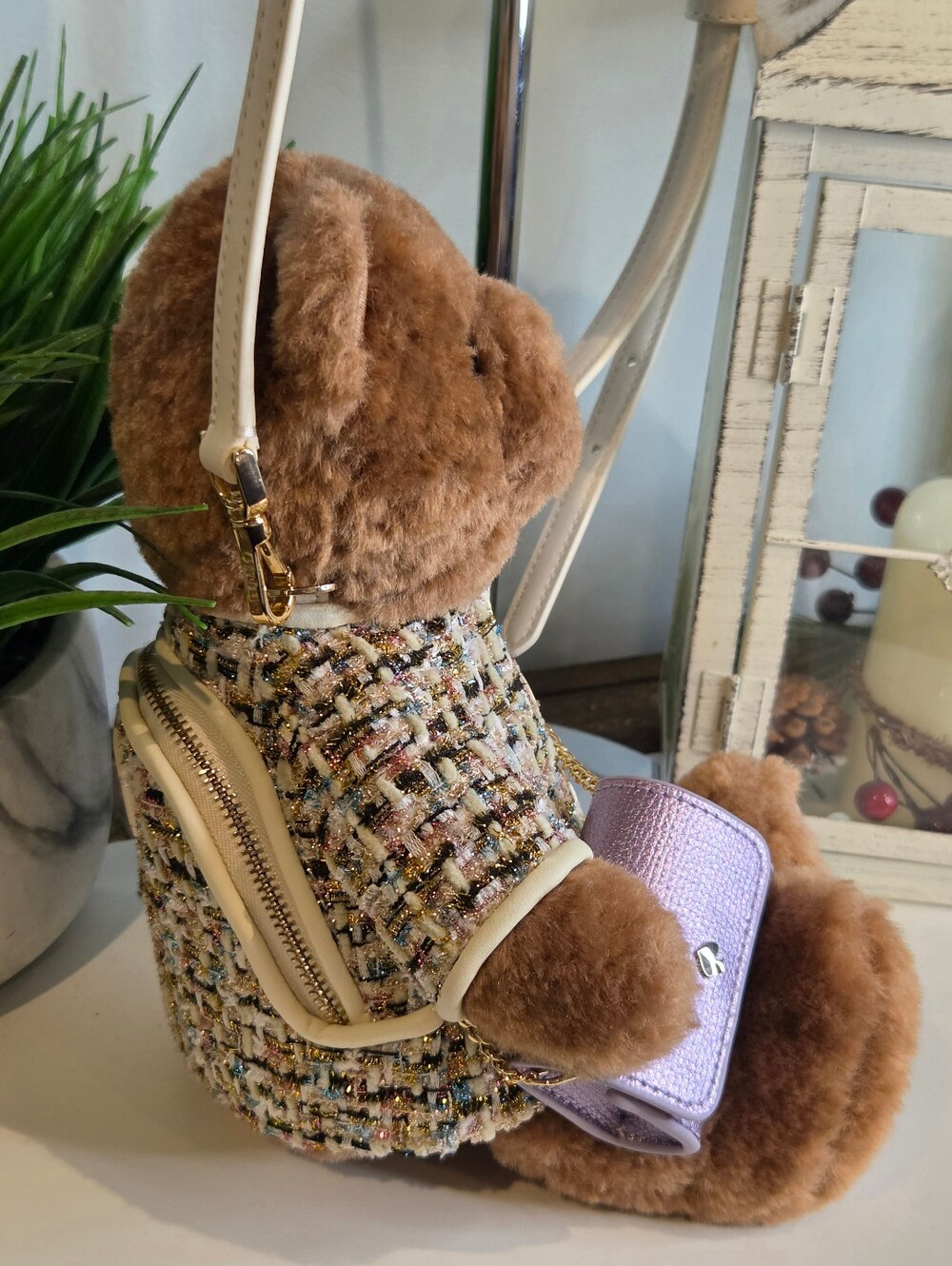 SOLD***Kate Spade New York "Oh What Fun" 3D Teddy Bear Crossbody Bag - Picture 2 of 14